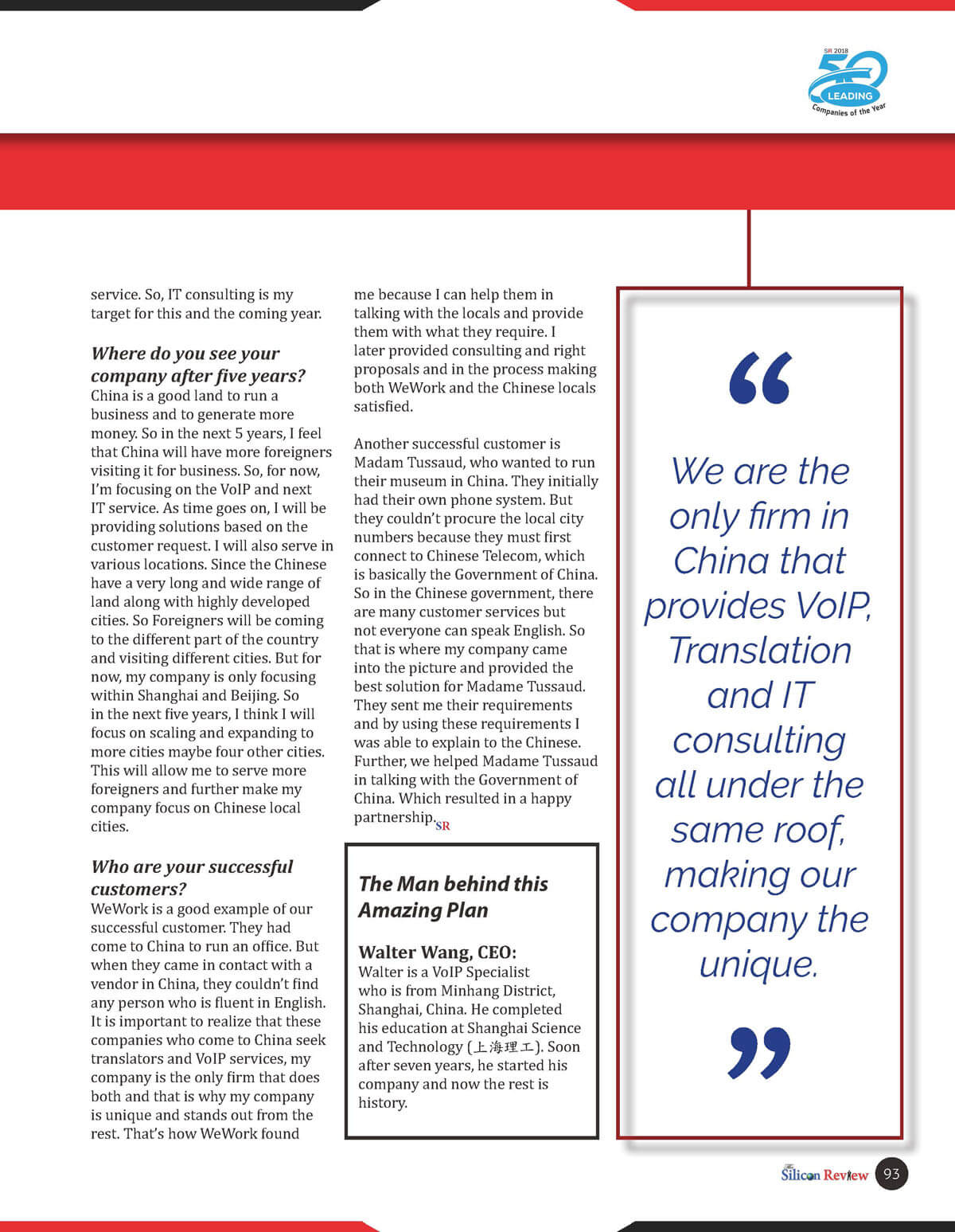 Magazine page